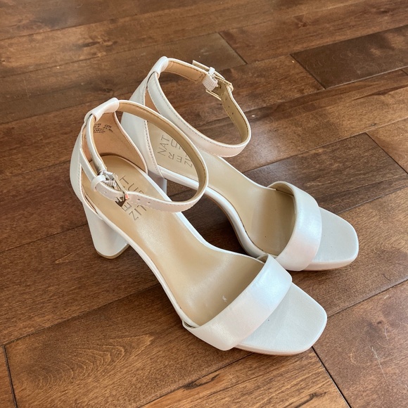 Naturalizer Joy White Dress Sandals - Picture 1 of 7